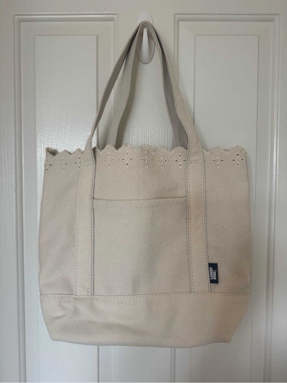 Land’s End Eyelet Canvas Tote